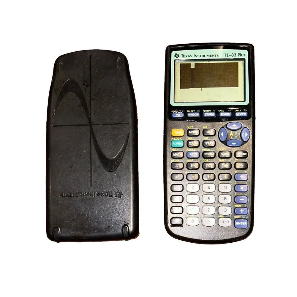 Texas Instruments TI-83 Plus Graphing Calculator With‎ Cover
